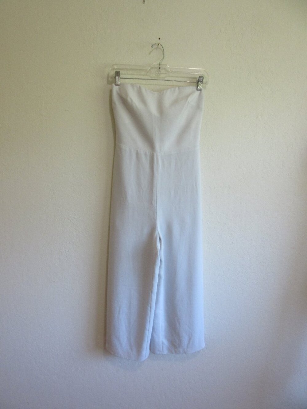 BABATON Light Gray Strapless 2 Wide Leg Jumper
